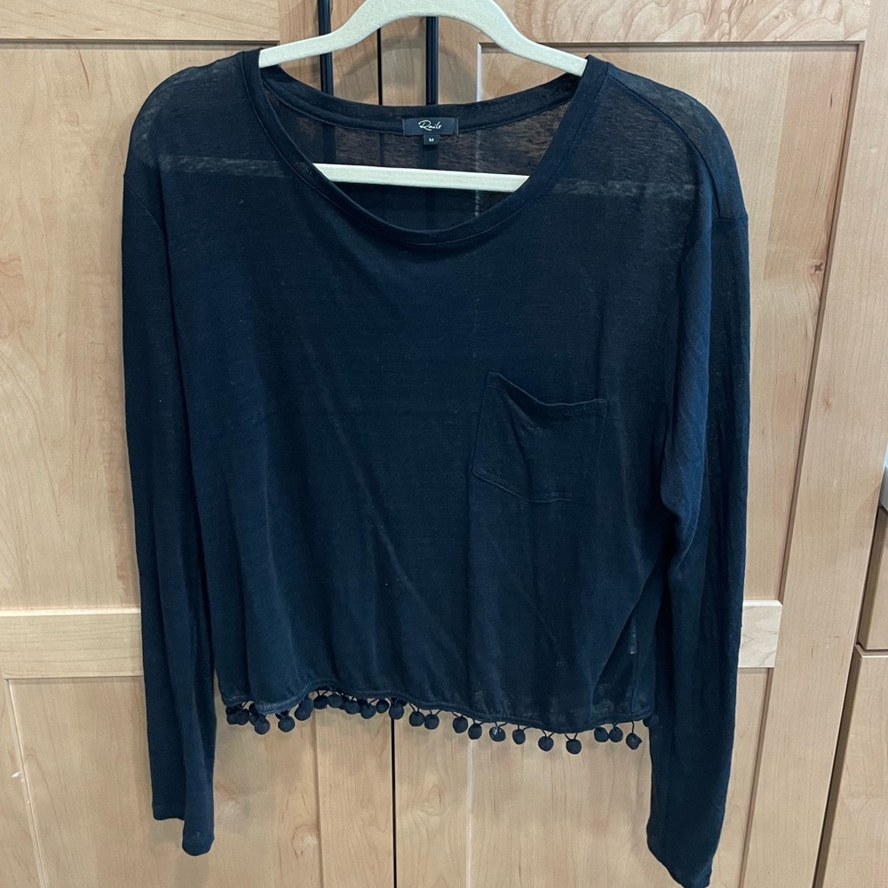Black Rails sheer shirt